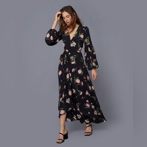 Christy Dawn Bergen Dress – Black Floral (L)